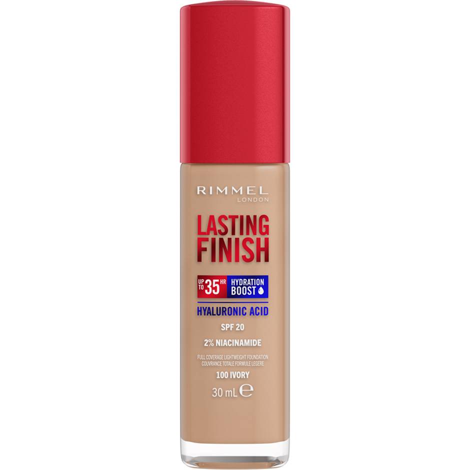 Rimmel London Clean Lasting Finish Foundation 100 Ivory - 30 ml