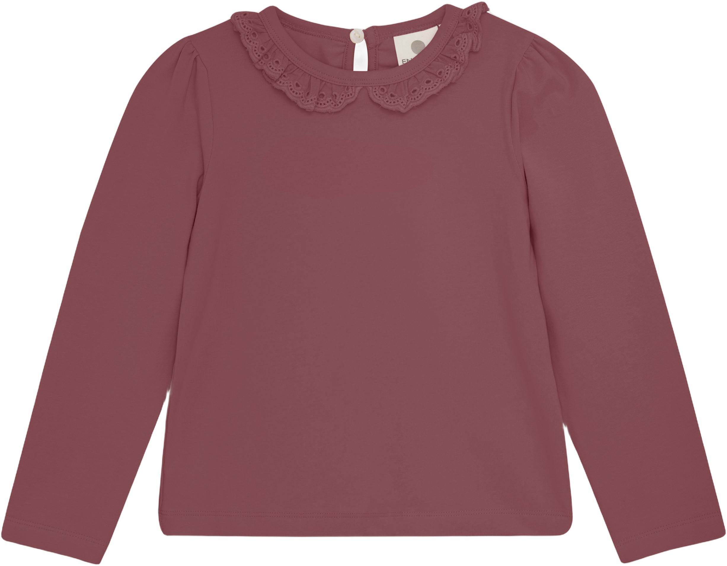 En Fant Tshirt LS Str 116 - Roan Rouge Langærmede T-shirts hos Magasin.