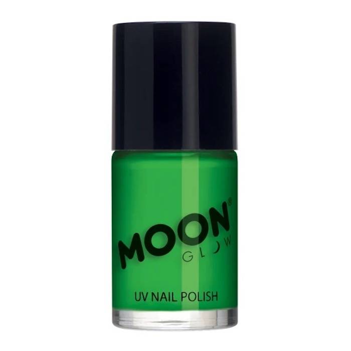 Neon UV nagellack intensiv grön Moon Creations - 14 ml