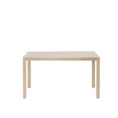 Muuto Workshop Bord Warm Grey Linoleum/Oak 130x65 cm