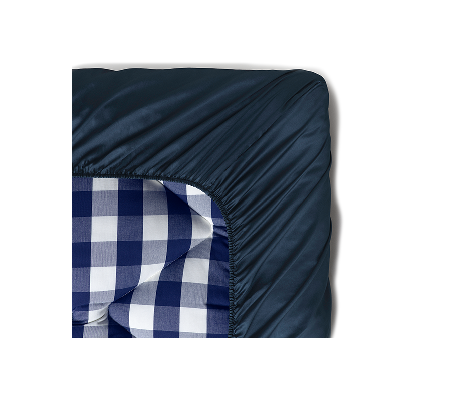Hästens Satin Pure Navy Toplagen 8 cm.