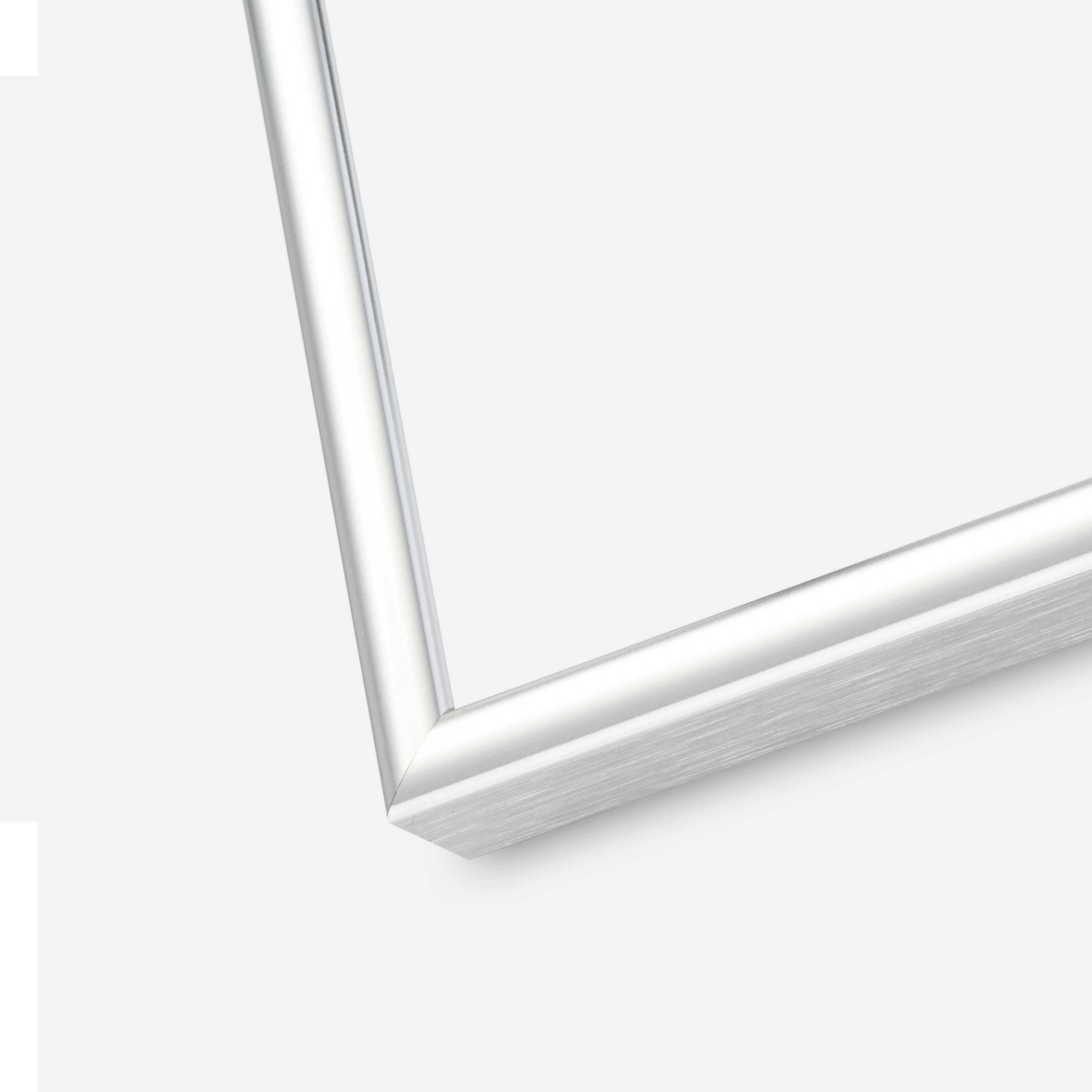 Ram NP Classic Glas Silver 70x100 cm - Passepartout Vit 62x85 cm