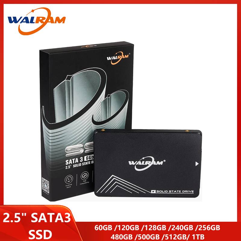Walram ssd 120gb 128gb 240 gb 256gb 480gb 512gb 500gb 1tb hdd 2.5 sataiii intern solid state-disk hårddisk för bärbar dator stationär - 240gb
