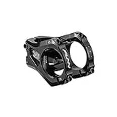 Funn Equalizer Cykelstyre med Noll Uppstigning - Längd 35mm styre med 35mm Styrklämma, 0 Graders Legeringscykelstyre för Mountainbike och BMX-Cykel (Svart)
