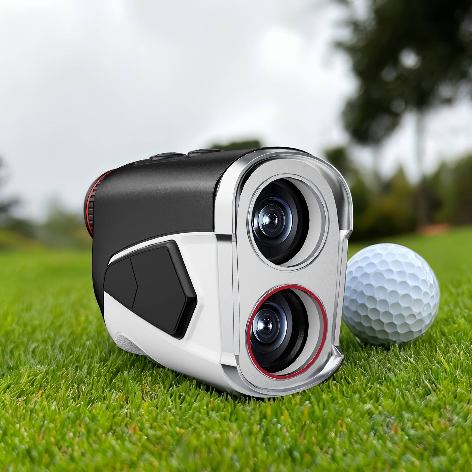 Range Finder Golf, Upgraded 0.5 Second Easily Lock, 1500 Yards Golf Rangefinder With Slope, Light-adaptive Display, 7x Magnification, Flag Lock Vibration, Rechargeable Laser Range Finder With Magnet