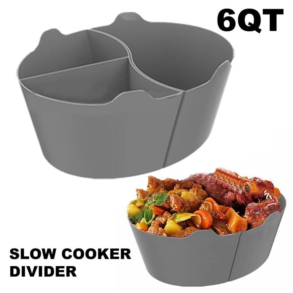 3-i-1 silikone slowcooker-foringsæt til 6 liters gryder