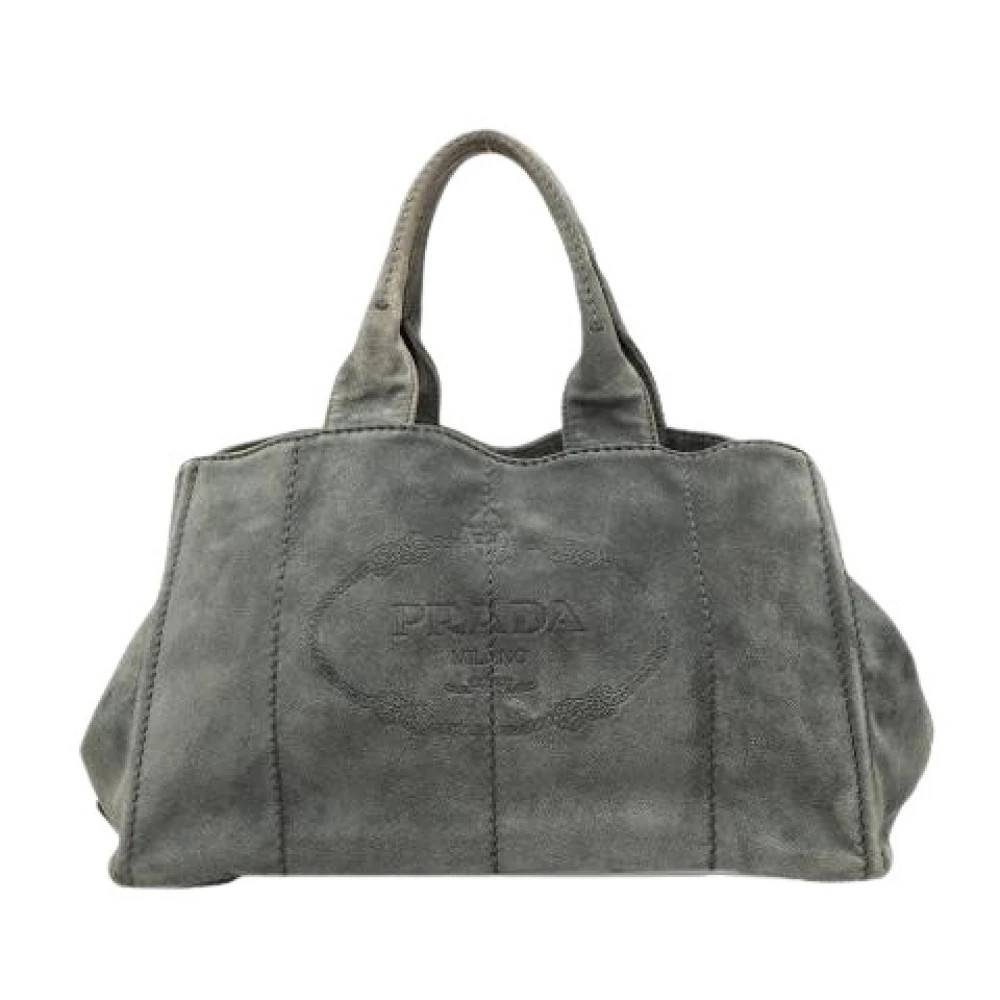 Prada Vintage - Pre-owned Suede Tote Vintage - Dam - ONE Size - Läder