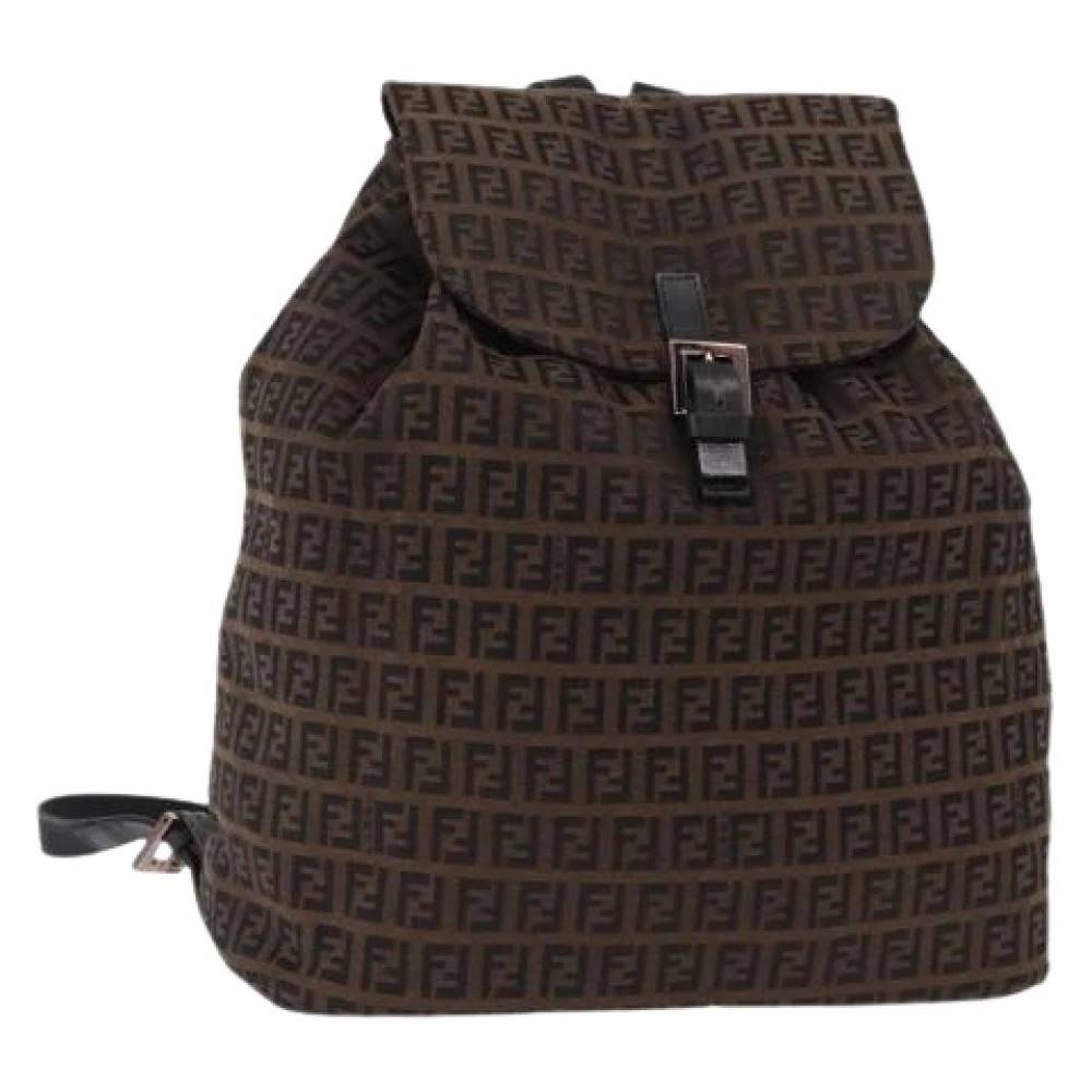 Fendi Vintage - Pre-owned Canvas Backpack Vintage - Dam - ONE Size -