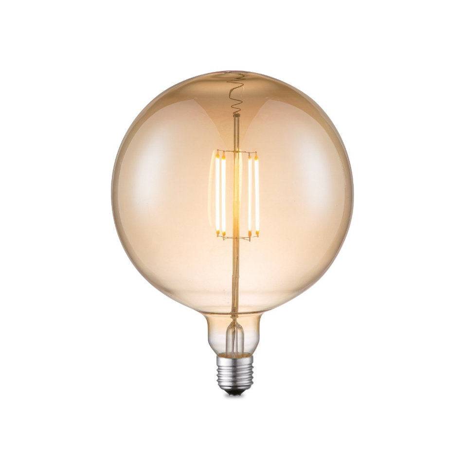 Home Sweet Home LED Globepære 4W(40W) 827 400lm Dim Gold Ø180 E27