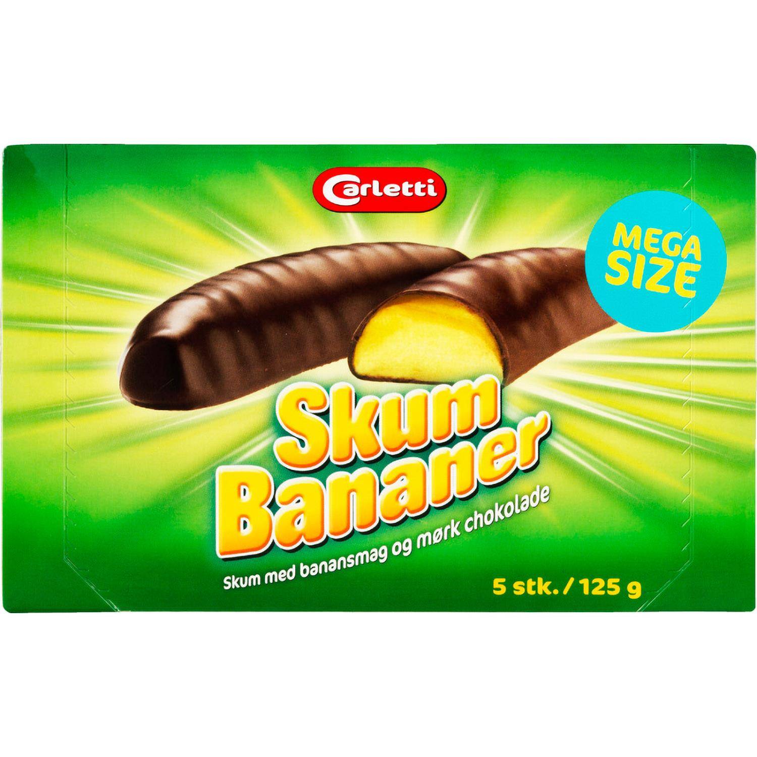 Carletti Skumbananer 5-pak 125 g