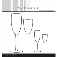 Simple and basic die Champagne glasses Biggest 3,5x11cm