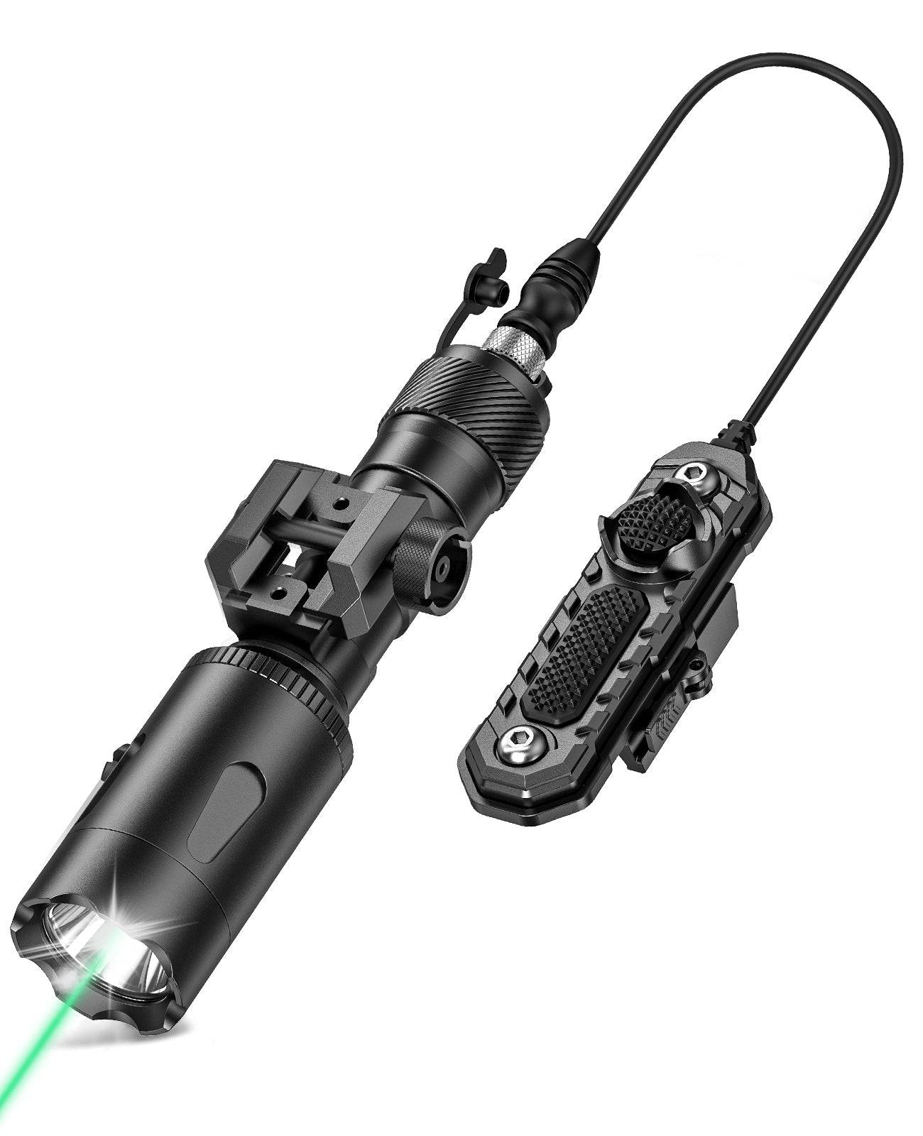 CVLIFE Rifle Light Green Laser Light Combo 1000 Lumens Flashlight - Global