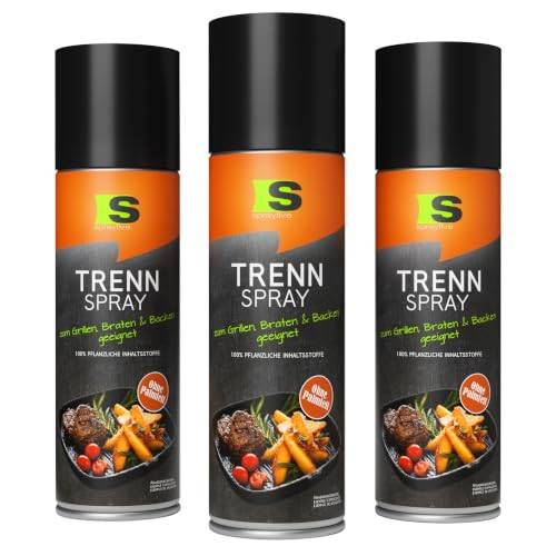 3 x 400ml Spraytive BBQ Trennspray - Zum Grillen, Braten & Backen - Backtrennspray, Trennfett, Antihaftspray Grillzubehör für Weber Grills, Tefal, Plancha Grills, Sandwich Maker