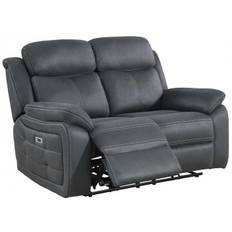Nordic Furniture Group - Teddy 2-Sits Reclinersoffa Grått Microfibertyg