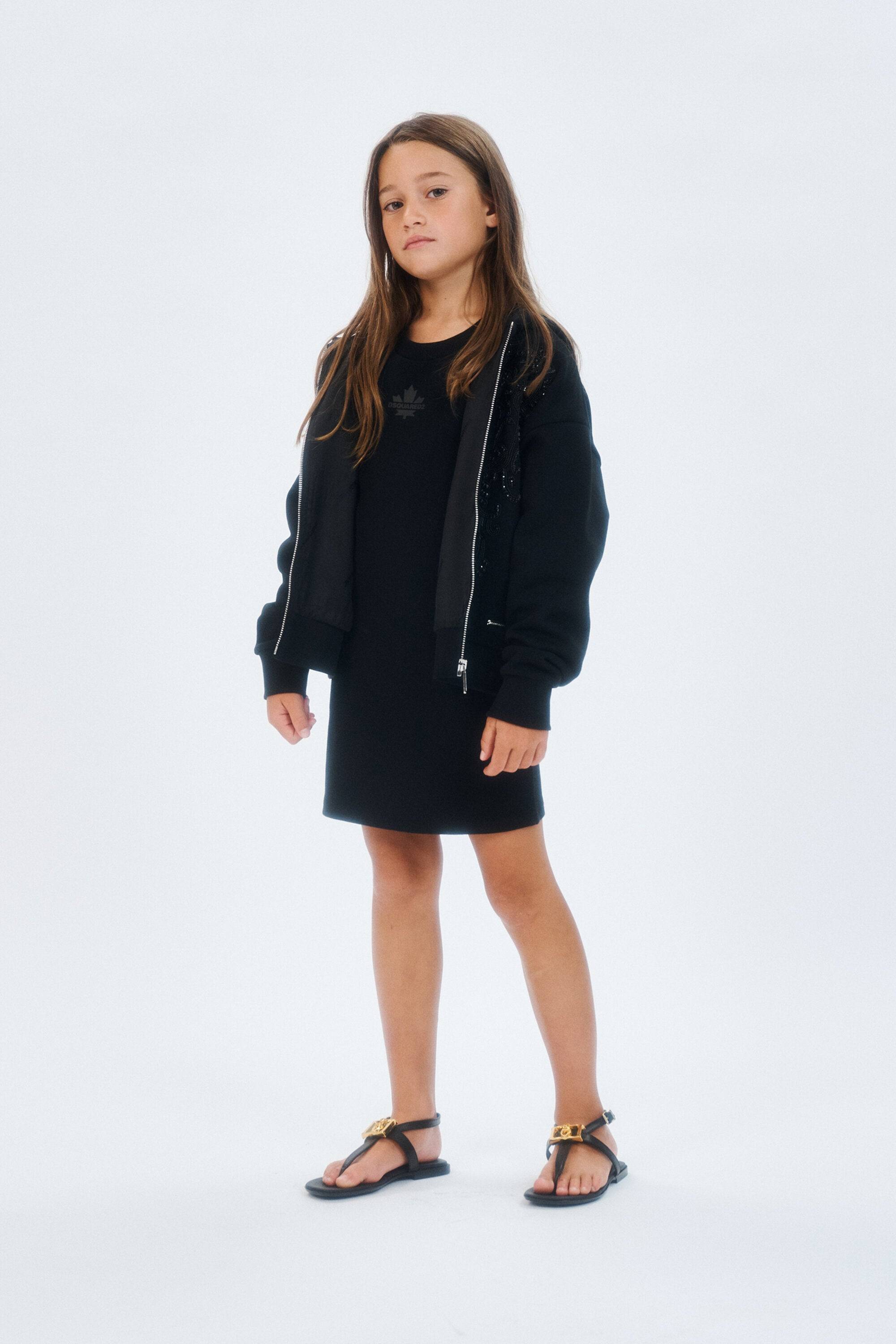 Dsquared2 for Kids - Abito corto con logo - Nero