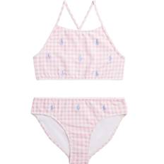 Polo Ralph Lauren Bikini - Rosa/Vitrutig m. Logotyper - Polo Ralph Lauren - 3 år (98) - Bikini