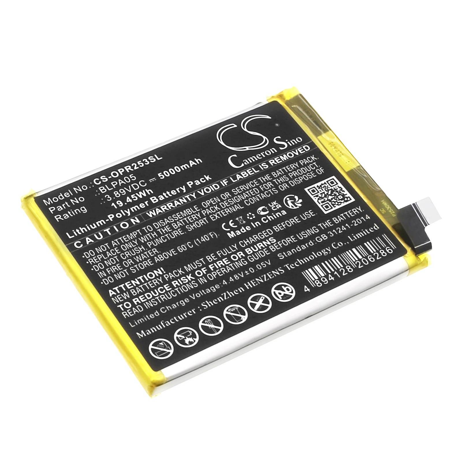 Batteri till Oppo CPH2531 mfl - 5.000 mAh