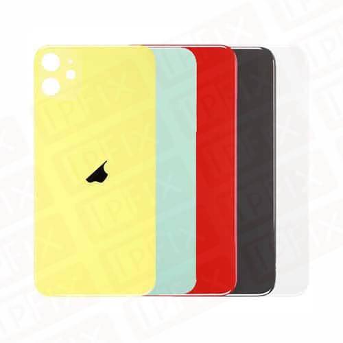 iPhone 11 - Bagside Glas (BIG HOLE) (Flere Farver) Lilla.