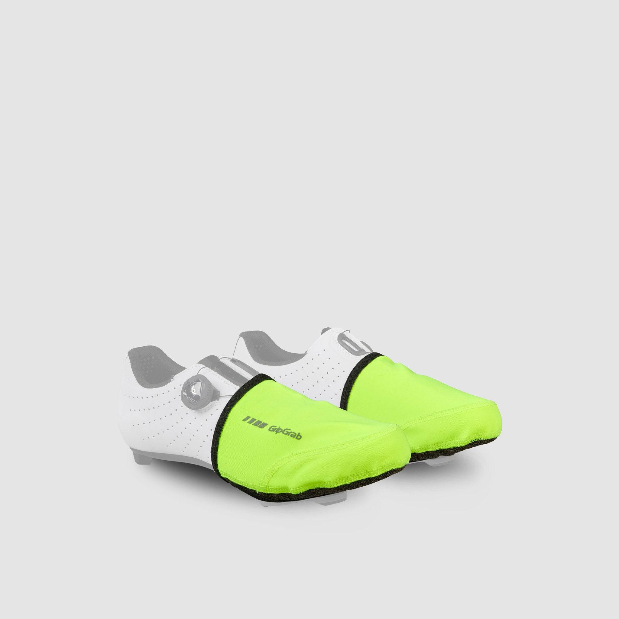Windproof Road Toe Covers - Yellow Hi-Vis / L/XL (42-45)