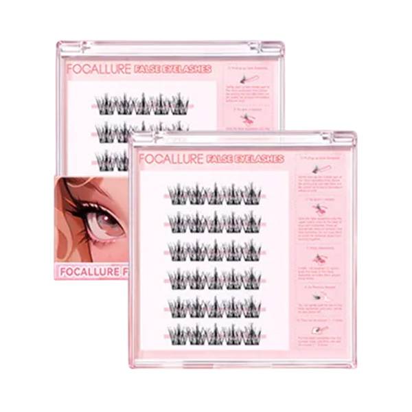 Focallure - False Eyelash - 30ea - CE04 Voluminous (6D Curling) - Black