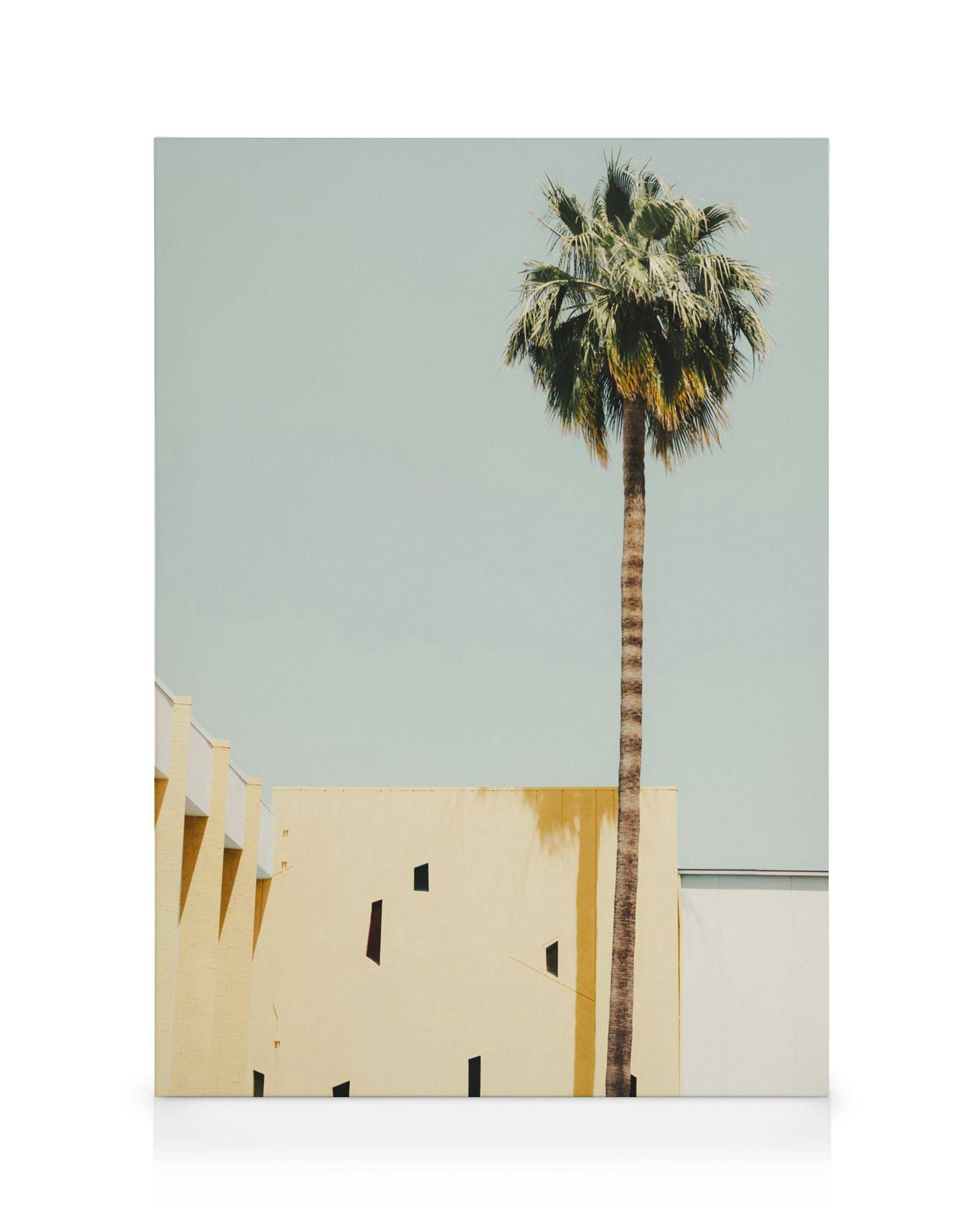 Canvastavlor Palm Springs Serenity Canvastavla (70x100 cm - Svart ram)