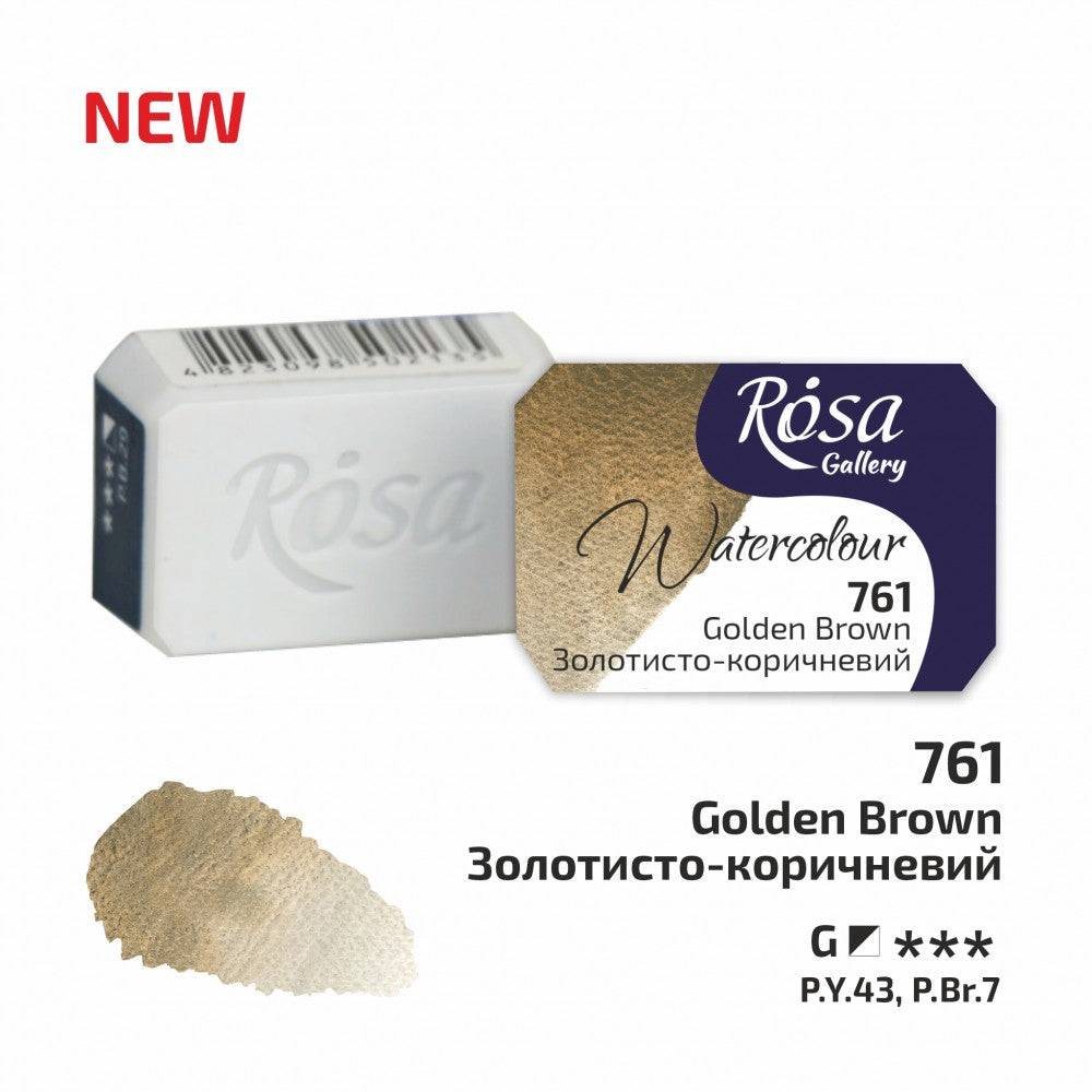 ROSA Gallery Fine Art akvarellfärger 1/1 Kopp 761 Golden Brown