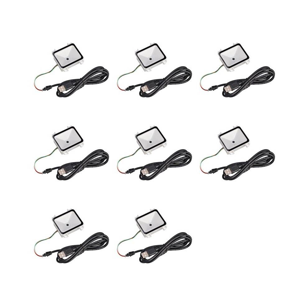 8X Embedded 2D Barcode Scanner USB QR Barcode Reader RS232 TTL Interface Kiosk Small Fixed Installation Barcode Printer