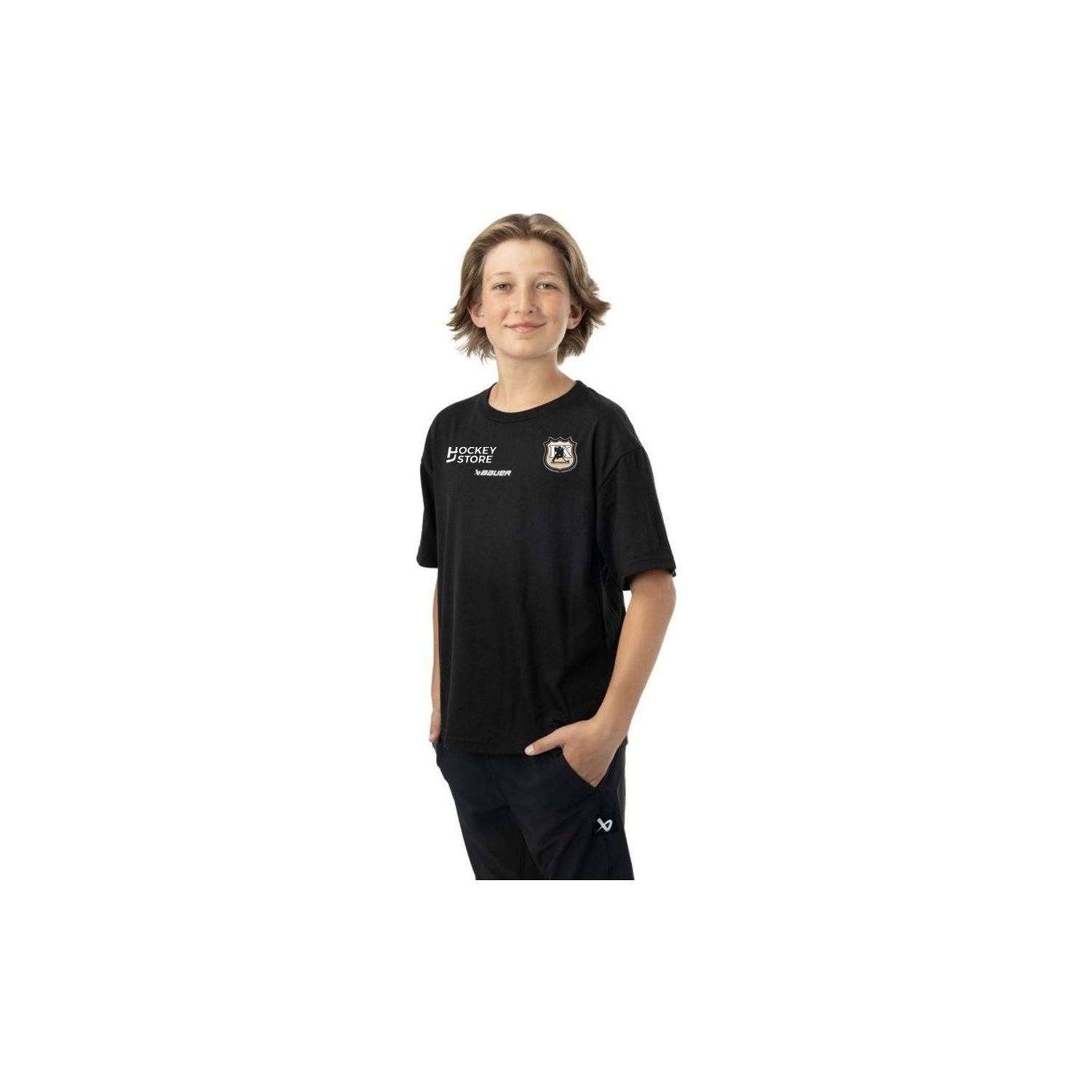 Bauer T-shirt Team Tech Jr IKAA - Svart (S)