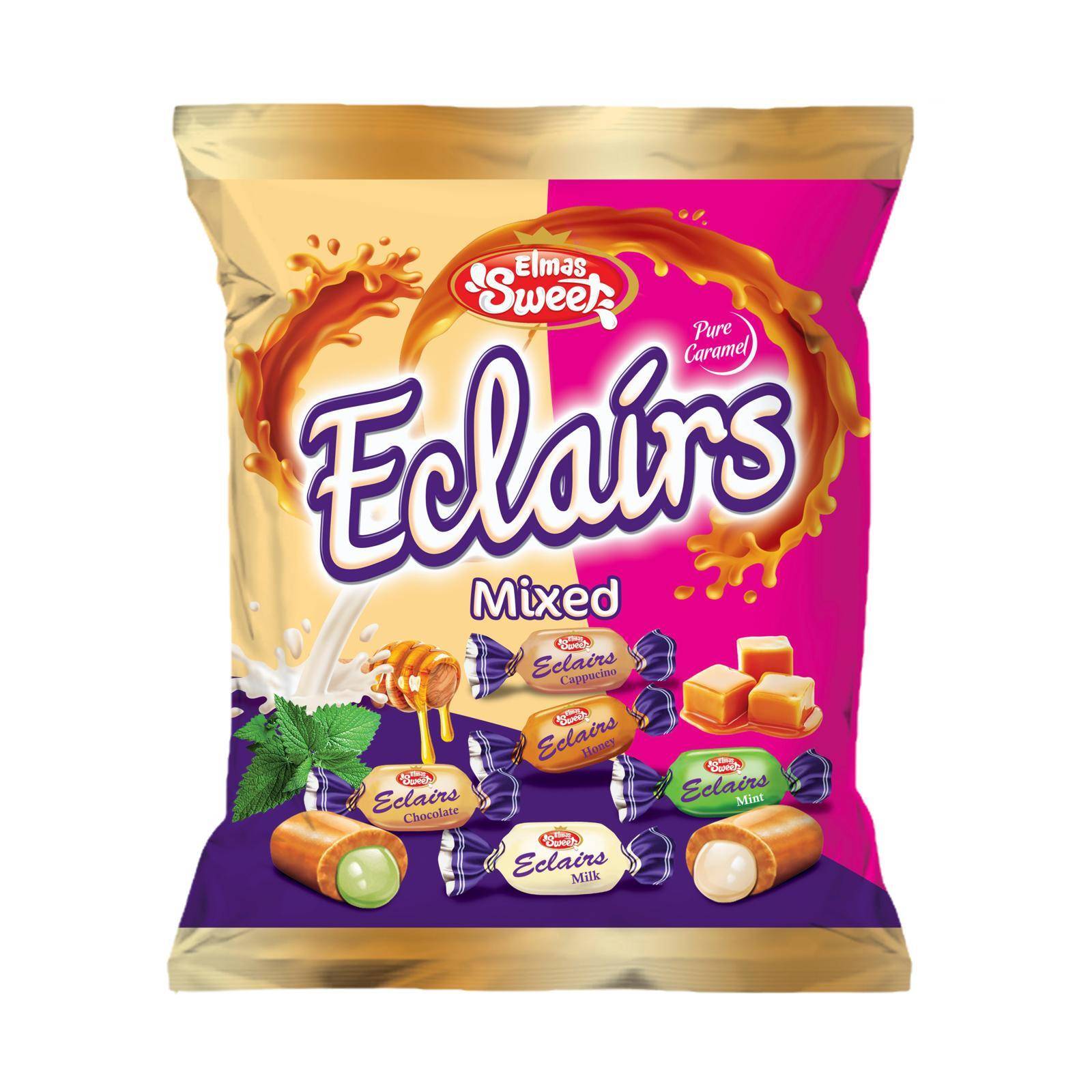 Eclairs luksus karamel blanding, 700g