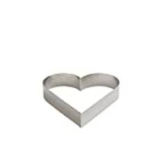 Decora 0060480 Stainl. Steel Heart Shape 14 X H 4,5 Cm