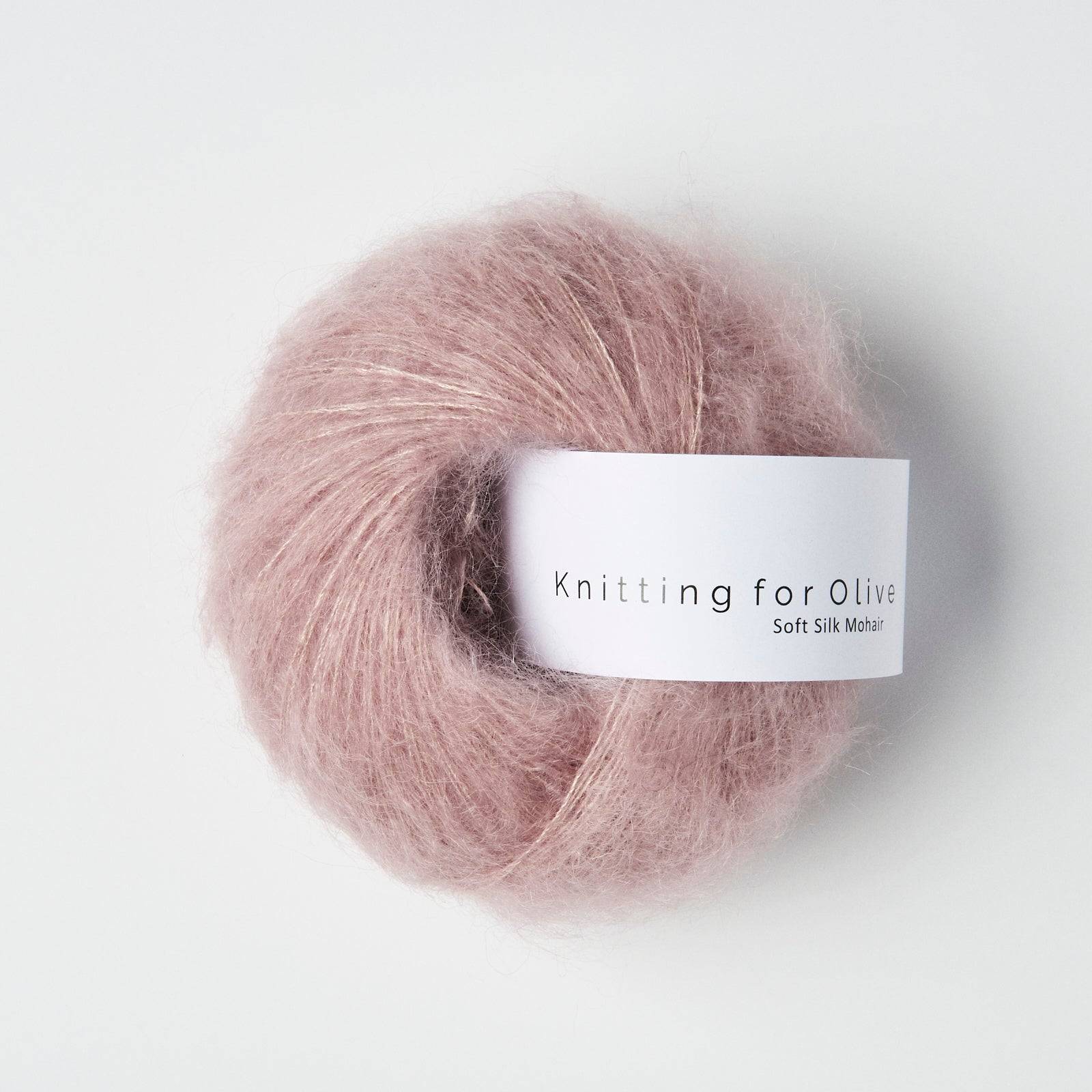 KFO Soft Silk Mohair - Gammelrosa - Knitting for Olive garn - KFO361