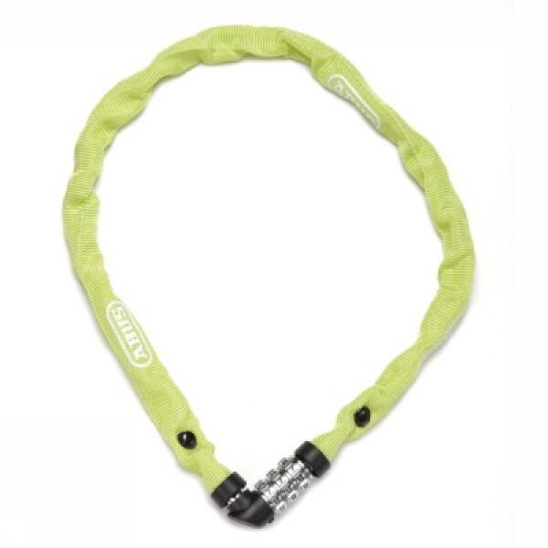 Abus kedjelås med kod web 1200 110 cm Lime