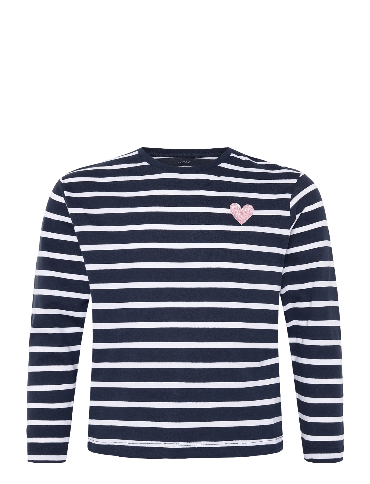 name it Nkftovelina Ls Nreg Top - Navy - 116