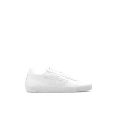 Diesel, Skor, Herr, Vit, 44 1/2 EU, Läder, ‘S-Leroji Low’ sneakers