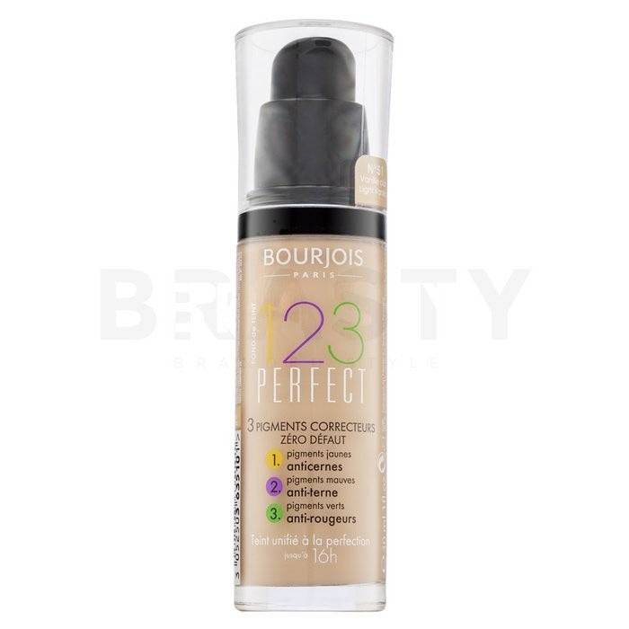Bourjois 123 Perfekt Foundation 51 Ljus Vanilj 30 ml