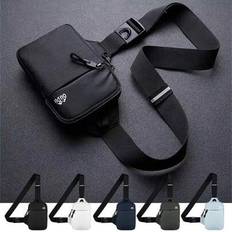 Mini Crossbody Bag Chest Bag Double Pocket Water-Proof Waist Bag Running Phone Holder Exercise Travel, Crossbody Bag Gifts Fall Christmas Scream Sling - Multicolor
