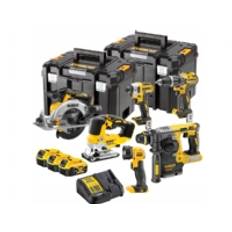 DEWALT 18V COMBO KIT DCK690P3T (DCD796 + DCF887 + DCS565 + DCH273 + DCS334 + DCL040) 3x5.0Ah 2x T