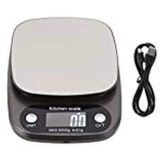 Elektronisk våg för kök, matvåg Multifunktionell LCD-digital våg 5 kg / 0,1 g vikt gram och uns för matlagning och bakning