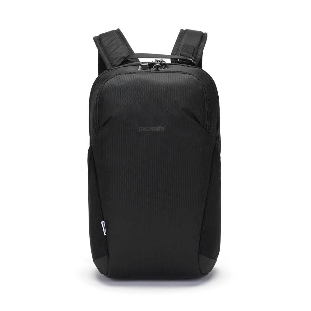 Stöldsäker ryggsäck - PACSAFE Vibe 20 Econyl Anti-Theft Backpack Black