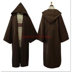 tar Wars Cosplay Costume Anakin kywalker Replica Jedi Robe Fantasia Male Halloween Cosplay Jedi Costume For Men Plus ize 4xl  M Coffee Full Set S