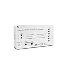 lighteu®, GLEDOPTO Zigbee RGBW ultratunn LED-kontroll Pro Alexa Voice/Hub app/fjärrkontroll DC5-24V, GL-C-007P (mini)