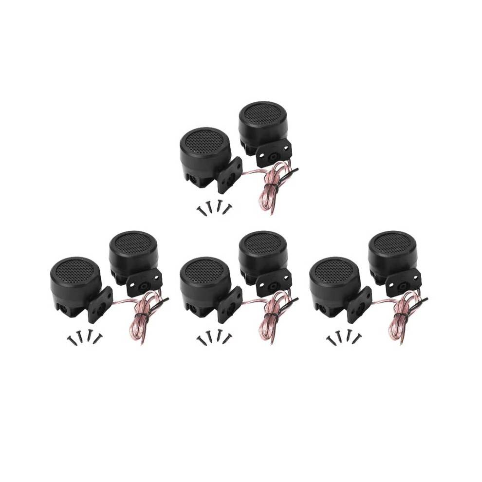 4Pair 91dB Universal Automotive Audio Speakers 12V 500W Super Power Audio Sound Loud Black Dome Car Tweeters Speakers