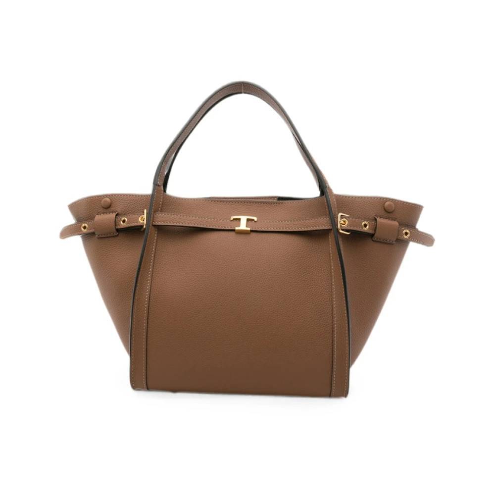 Tod's T Timeless Shopping Bag - Tasker - Dame - Brun - ONE SIZE -