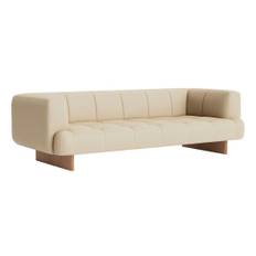 HAY Quilton Lift 3 Seater WB. Lacquered Oak & Hallingdal 220