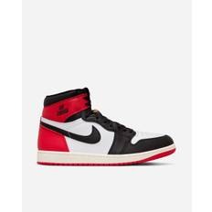 Nike Air Jordan 1 Retro OG &#34;Black Toe Reimagined&#34; | Hvid | Størrelse: 38 - BLACK-VARSITY RED - 38