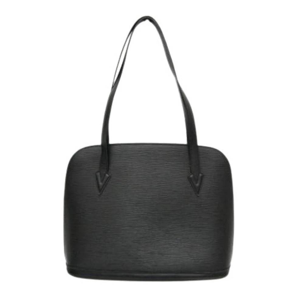 Louis Vuitton Vintage Pre-owned Læder Håndtaske - Vintage - Dame - Sort - ONE SIZE - Læder