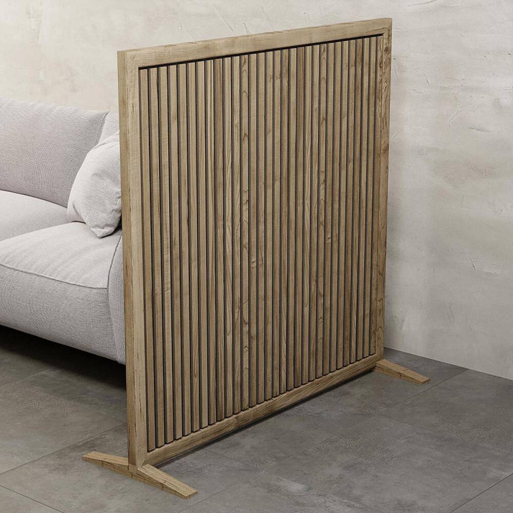 AKUSTIKPANEL PROBAU FRISTÅENDE 130X130CM VALNÖT