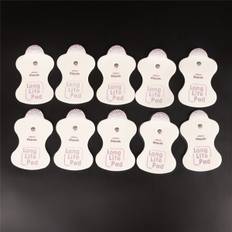10 stk. elektrode pad udskiftning til Omron massageapparater Elepuls L Hvid onesie