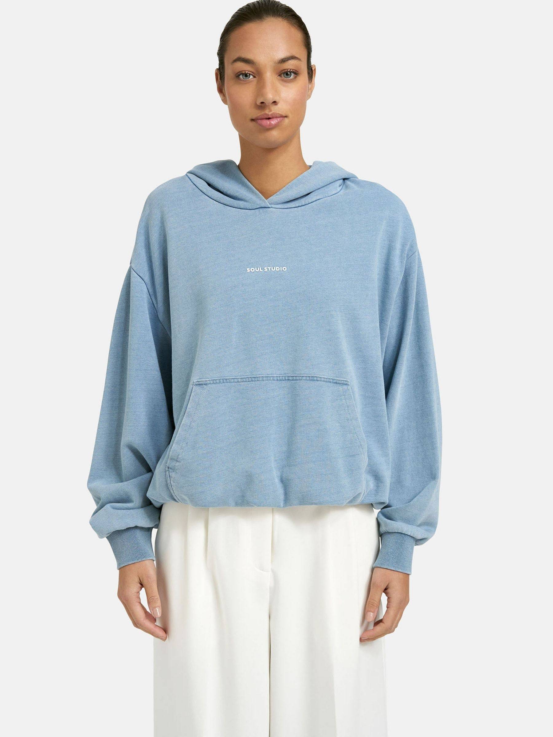 Smith & Soul Smith & Soul Blue Soul Studio Oversized Hoodie with Balloon Hem