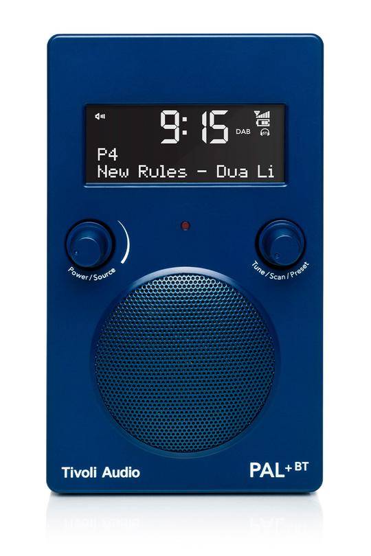 Nyhed: Tivoli Audio PAL+ DAB/FM radio med Bluetooth - Blå.